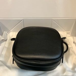 THE ROW mini lambskin leather shoulder bag black NWT never used before